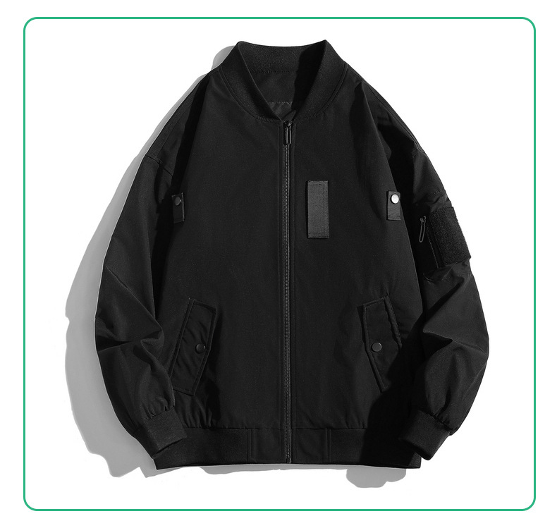 Herrenjacke Für Frühling Und Herbst Lässige Arbeitskleidung_voghion.com