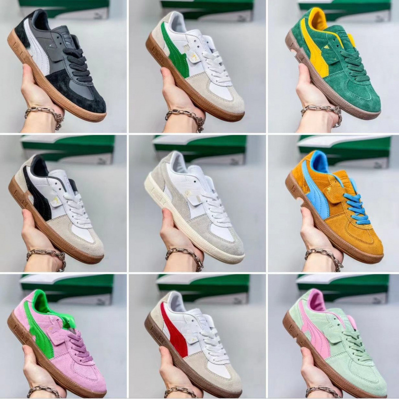 Putian Shoes New Pm Classic Casual Non-Slip Wear-Resistant Low-Cut Sneakers for Men and Women Fashionable Lace-Up Versatile Moral Training Shoes