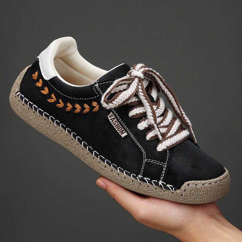 Giày vải canvas unisex cổ thấp đế bằng mũi tròn, phong cách retro thoáng khí chống trượt — 9013 màu vàng, 9013 màu xanh dương, 9013 màu xanh lá cây, 9013 màu đen chi tiết 21