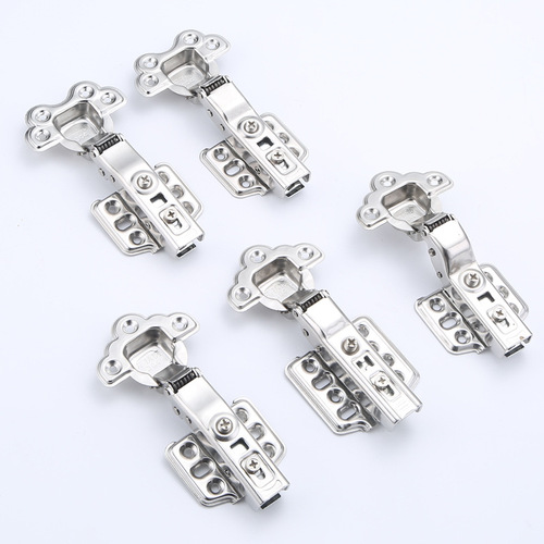 Stainless steel cabinet hinges for 304 stainless steel cabinet doors, silent damping buffer hinges for wardrobe doors, stainless steel hinges