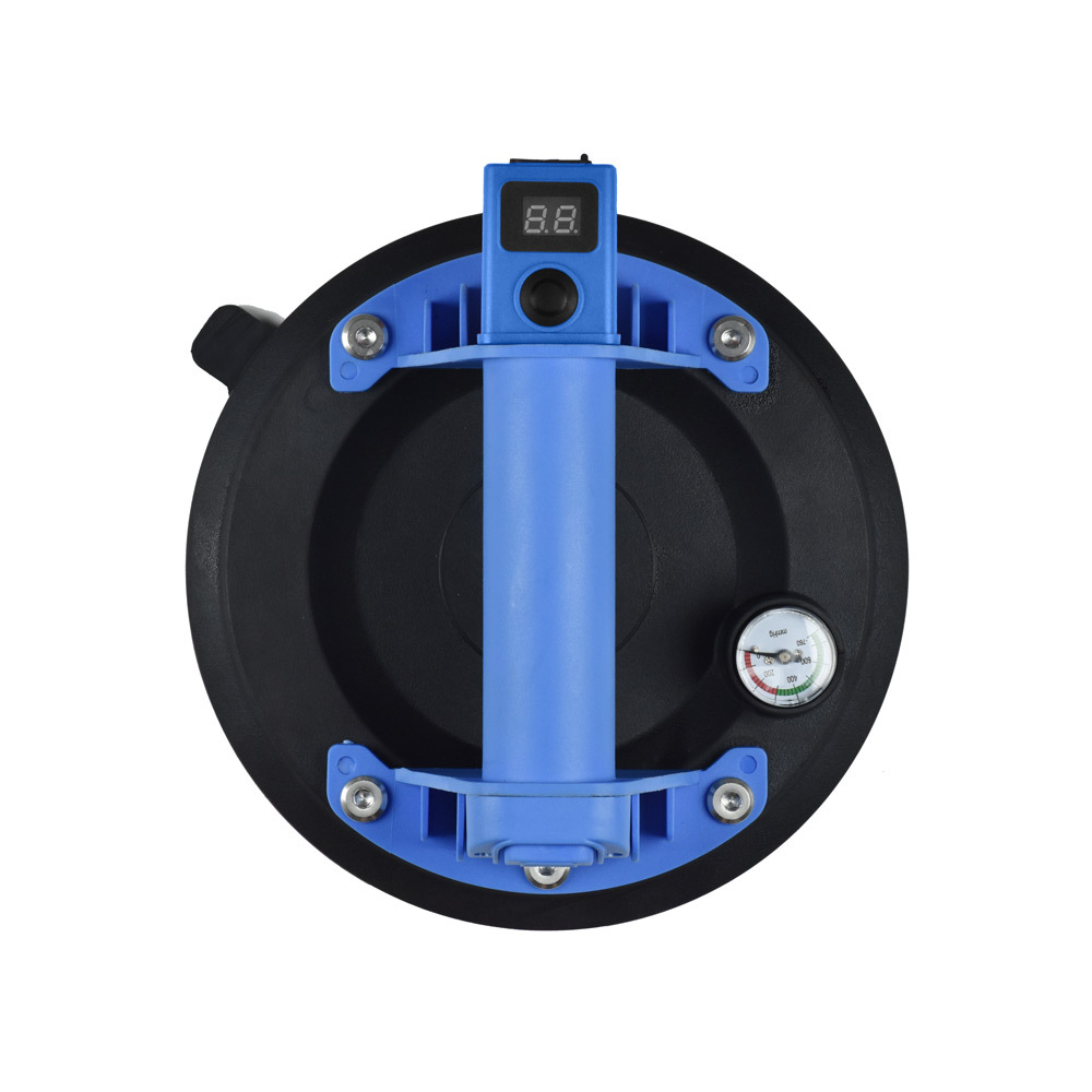 8寸玻璃真空气泵吸盘瓷砖小机械压力表吸盘地砖搬运工具厂家直销