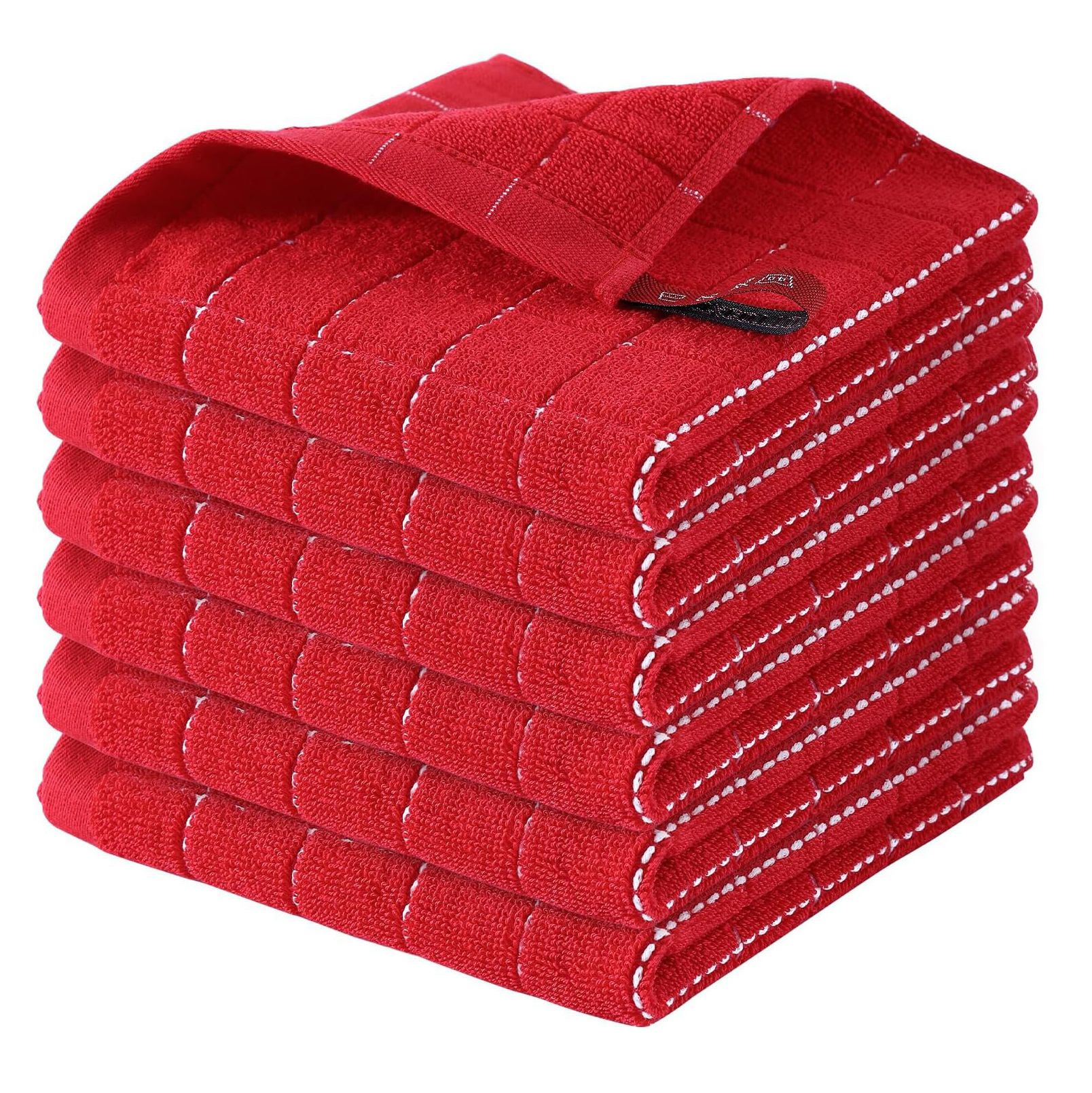 Fabricantes al por mayor toallas de platos de cocina algodón cuadrado transfronterizo amazon caliente toallas cuadradas suaves absorción de agua