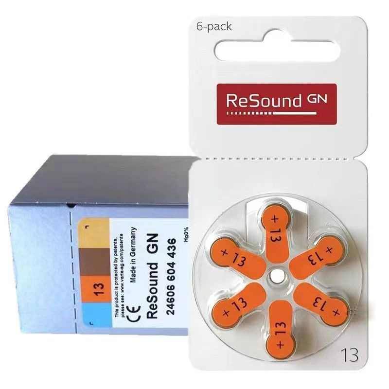 外贸跨境瑞声达电池原装进口助听器纽扣电池A13A312A675A10号批发