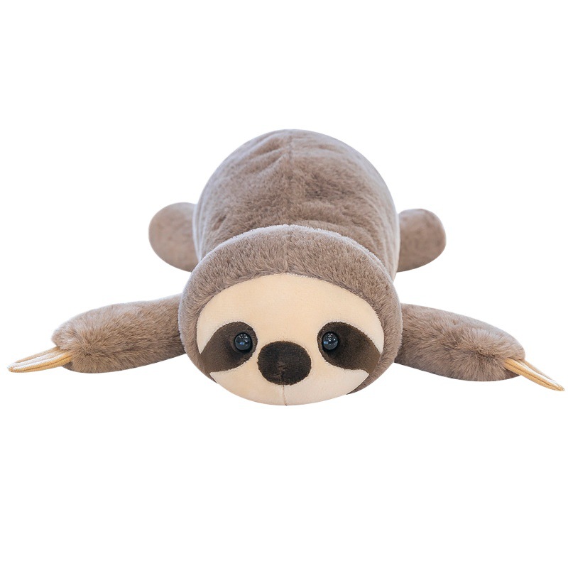 Aurora suave mentira animal muñeca de mapache de peluche de juguete almohada para dormir de tela muñeca Fox perezoso al por mayor