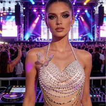 9702�羳temu��Լ�ٴ�������������С����pearl bodychain bra