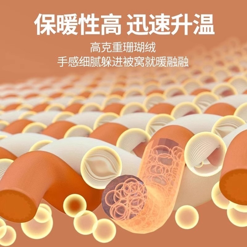 Sábanas de vellón de leche de una sola pieza de invierno más vellón de franela gruesa vellón de coral dormitorio individual traje de tres piezas 2024