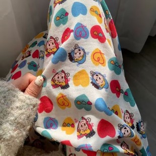 Pajama trousers Cloud Cotton Pajama Pants Women's Thin Casual Pants Internet Celebrant Popular Home Pants for Outer Wear