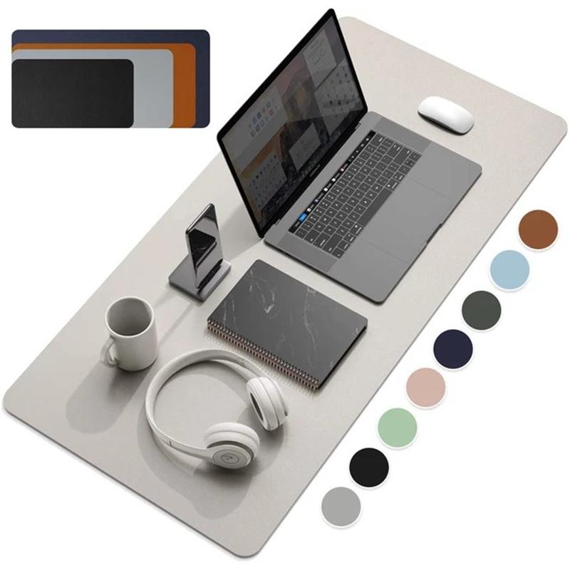 Large Size Office Desk Protector Mat PU Keyboard Mouse Pad