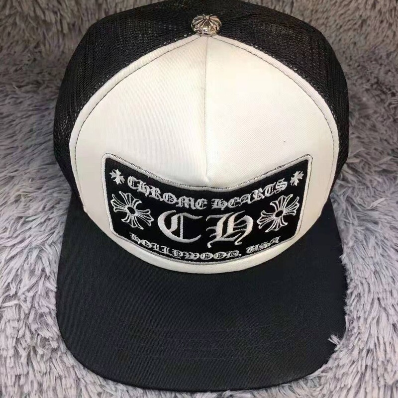24Ss Chrome Hearts Hat with Sanskrit Embroidery, Color-Blocking Baseball Cap, Couple's Style, Cross-Border Flat-Top 24Ss Chrome Hearts Hat with Sanskrit Embroidery, Color-Blocking Baseball Cap, Couple's Style, Cross-Border Flat-Top