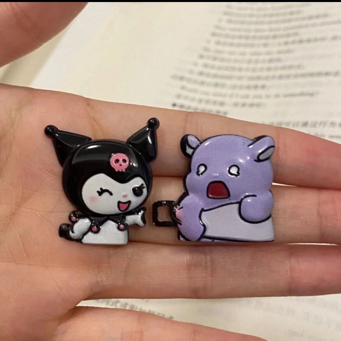 Kuromi waist buckle