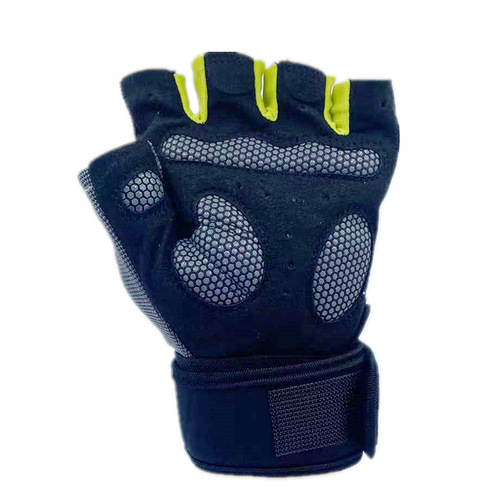 Cross-border direct supply of weightlifting half-finger gloves for men and women, sports fitness hand guards, outdoor cycling, dumbbell palm guards