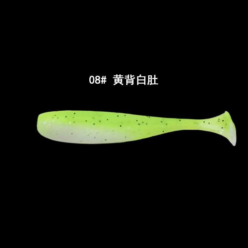 Sebo blando de pesca explosiva 50 talas de insectos blandos cabeza de plomo de pescado de pescado boca de osmanthus cebo falso de agua dulce de Texas conjunto de pesca