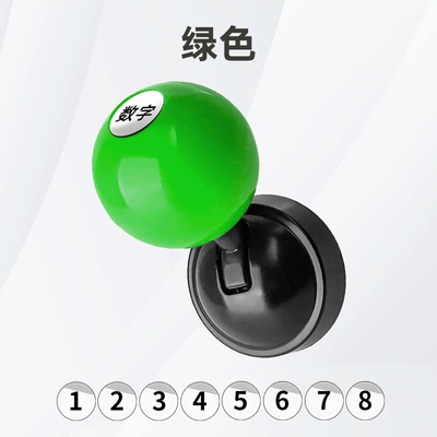 Decorative Sticker Car Button Key – Other Automotive Interior Supplies - one-click-start-rocker-with-numbers-1-9-green-model