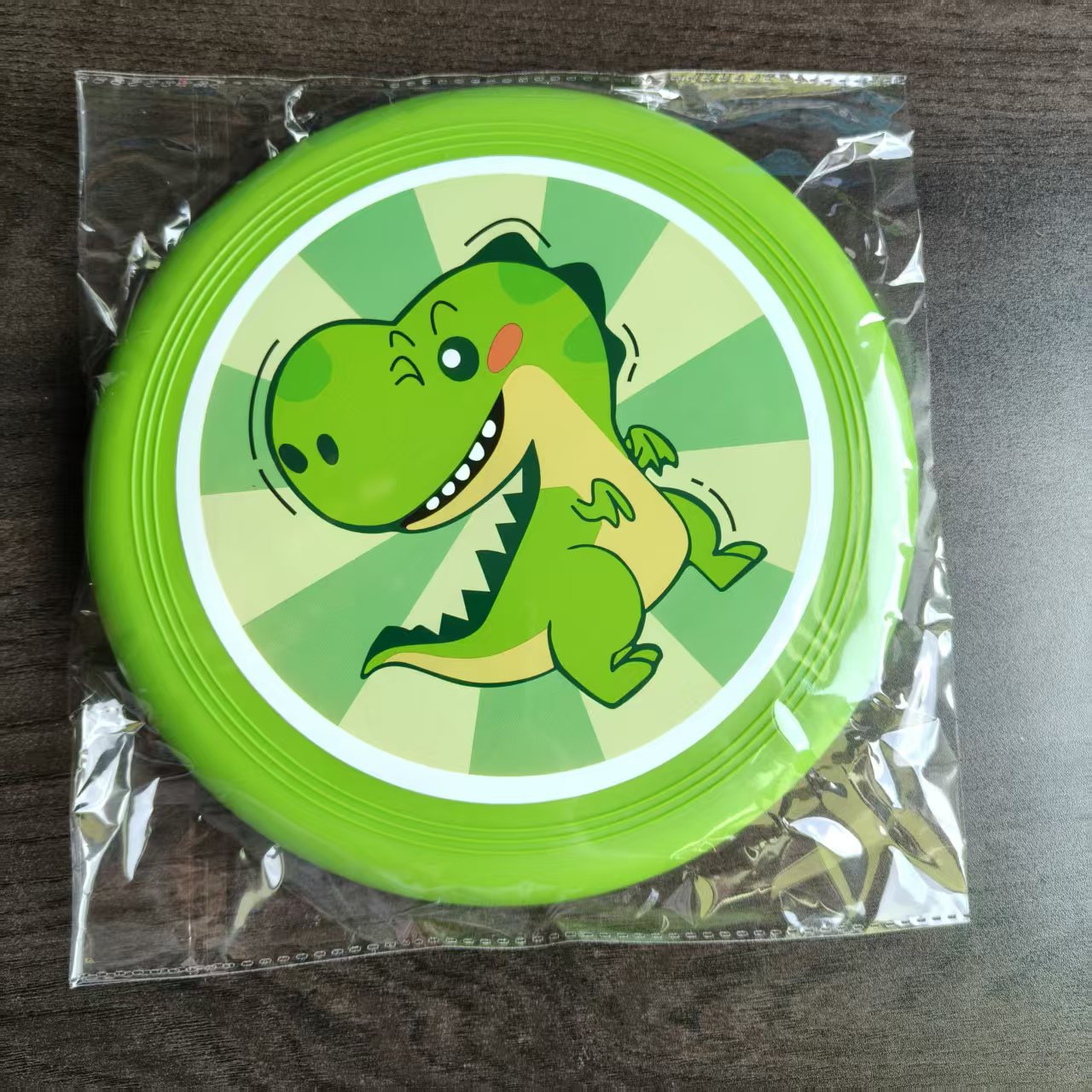 TPR 소재 20cm 프리스비(녹색 공룡)