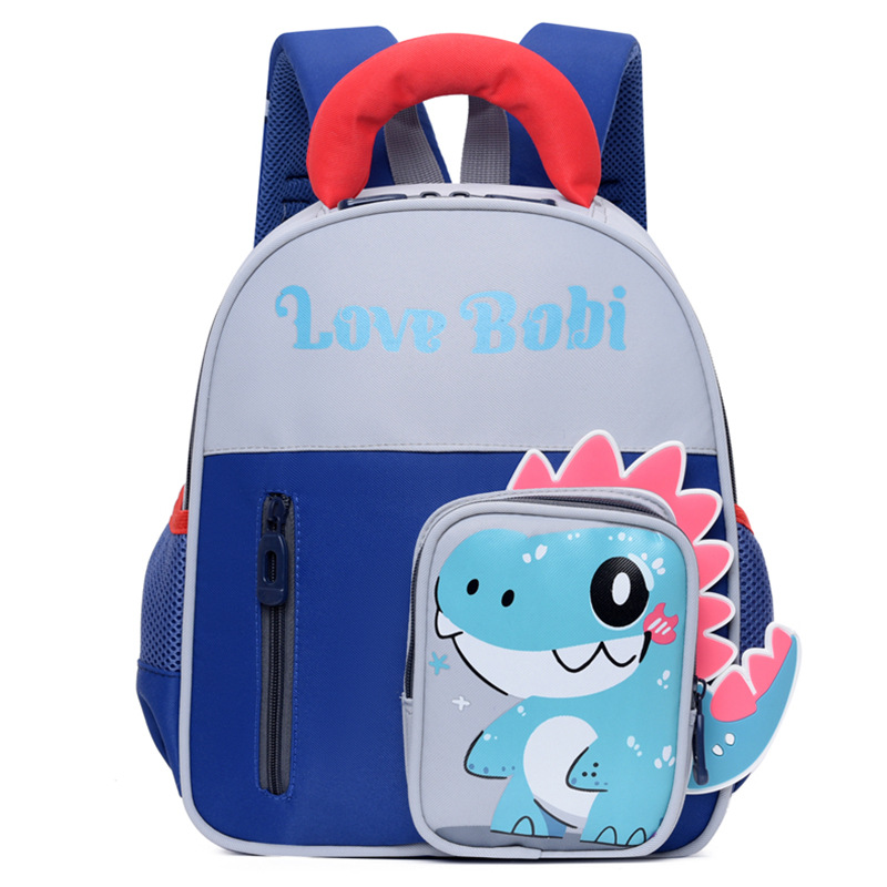 Dinosaurios de dibujos animados mochila para niños adorable conejo niña mochila de jardín de infantes mochila de bebé ligera
