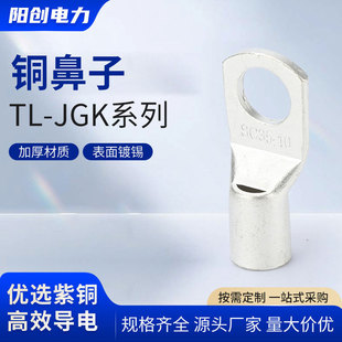 TL-JGK series copper nose 10 square/16/25/35/50-8-10-12 marine copper lug terminals