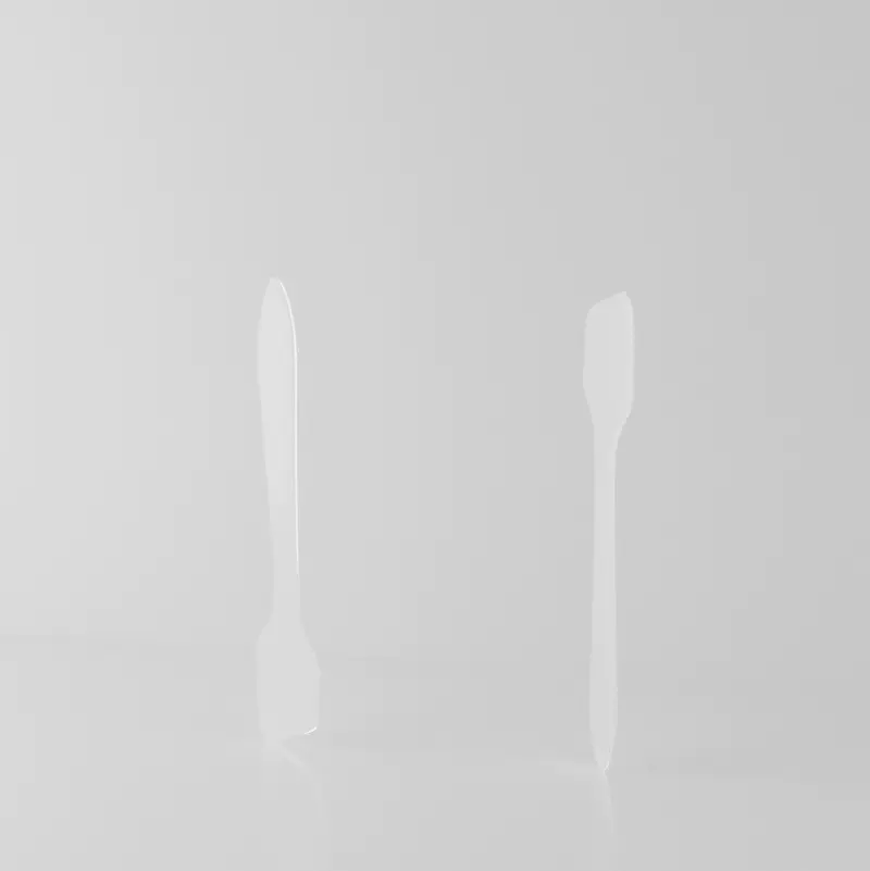 塑料迷你小挖勺 加厚pp分装工具刮棒 面膜膏霜乳液分装小勺子