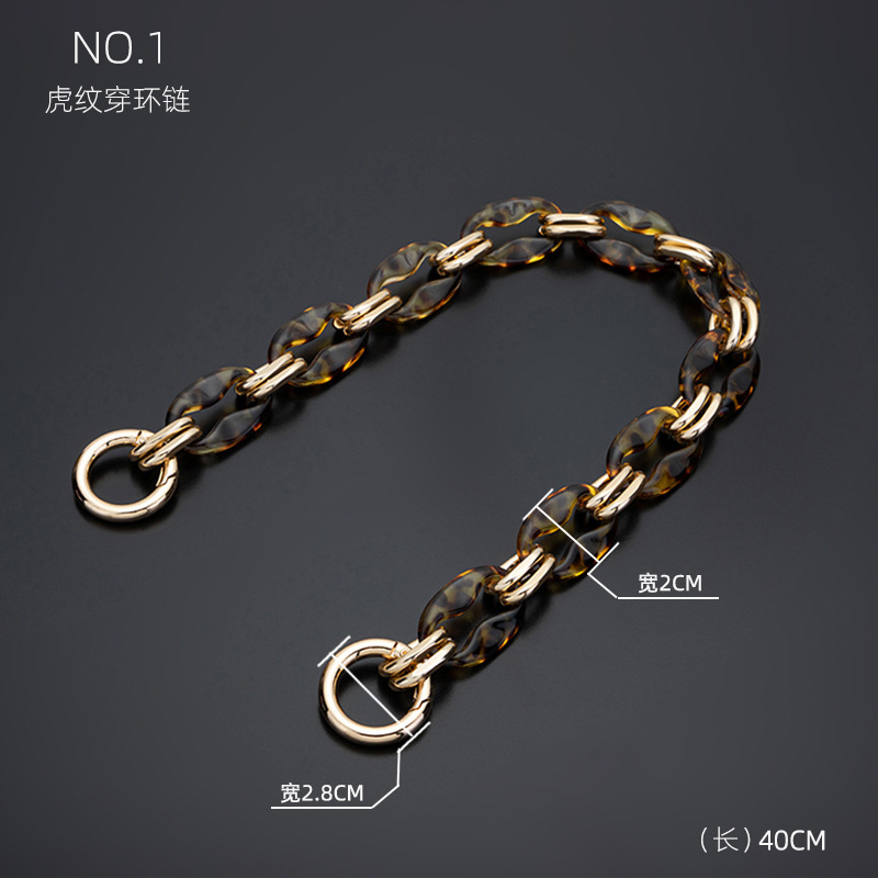 Correa de Cadena para Bolso, Acrilico, Decorativo, Estilo Retro, para Uso Diario