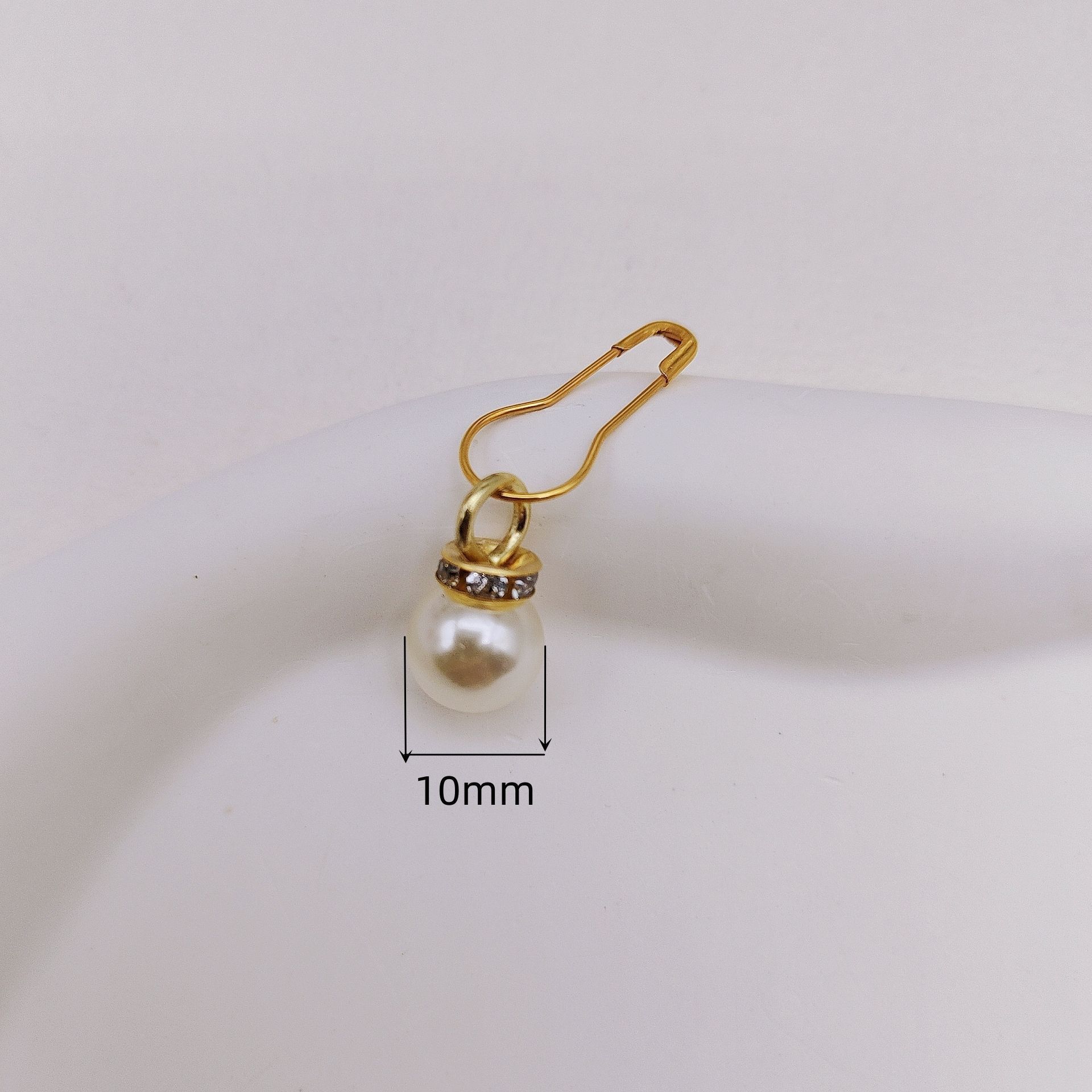 0351 (펄 펜던트 + 핀)