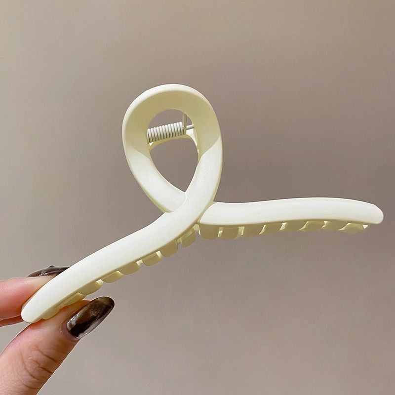 Clip de agarre de verano de gran tamaño, horquilla para el cabello en la parte posterior de la cabeza, gran cantidad de cabello femenino, tocado de clip de tiburón 2024 nueva horquilla