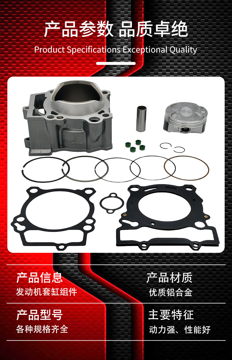 Motorcycle Cylinder Kit Suitable for Benelli Tnt250 Leoncino 250 Bj250 Cylinder Piston 72mm