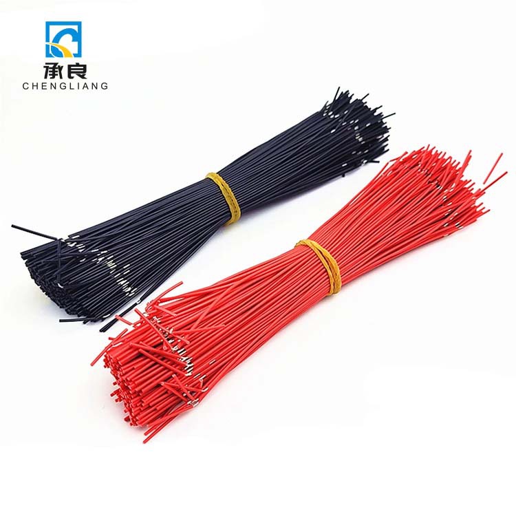 供应1007半剥电子线AWG22连接线焊接led充电宝电子线束加工导线