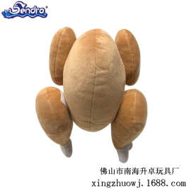 工厂定制猫宠物磨牙棒毛绒玩具新款火鸡猫狗磨牙耐咬玩具公仔玩偶