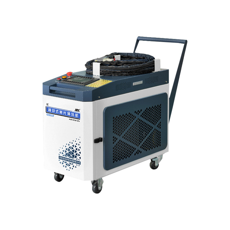 Máquina de limpieza láser de mano removedor de óxido de alta potencia industrial capa de óxido eliminación de pintura máquina de limpieza continua
