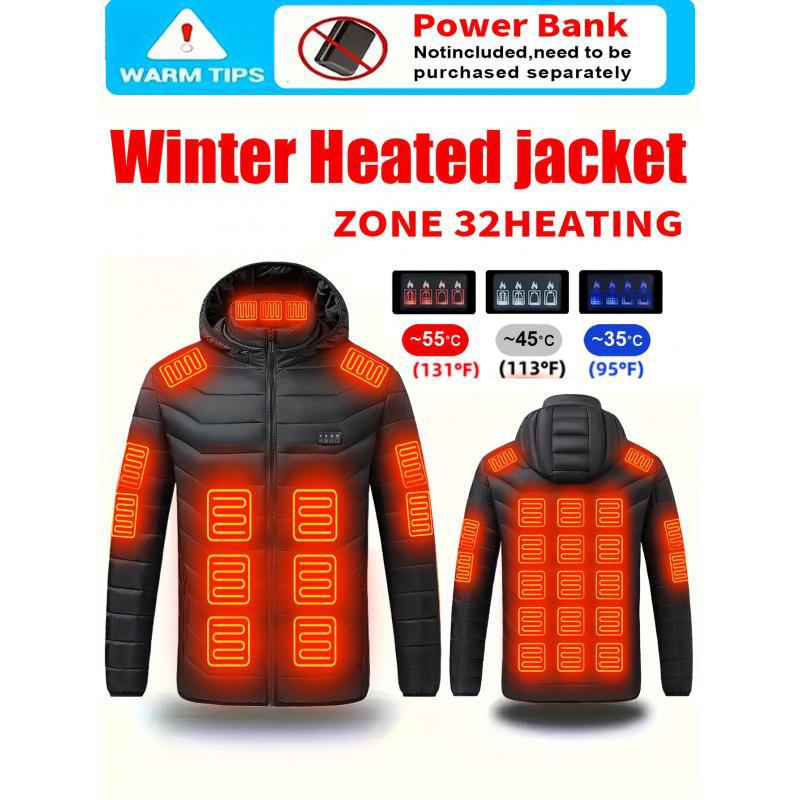 X 25051 USB Powered Smart Heating Jacket 智能发热棉衣 跨境专