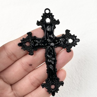 European and American Hot-Selling Retro DIY Jewelry Accessories Zinc Alloy Flower Vine Cross Pendant Pendant Jewelry Accessories