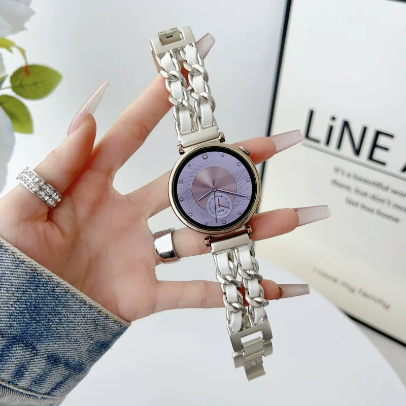 Huawei, ремешок для часов, стиль Chanel, 22 мм