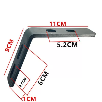 Bracket Saddlebag Side Bag Hanger Motorcycle frame - m-type-bending-pair-110-degrees