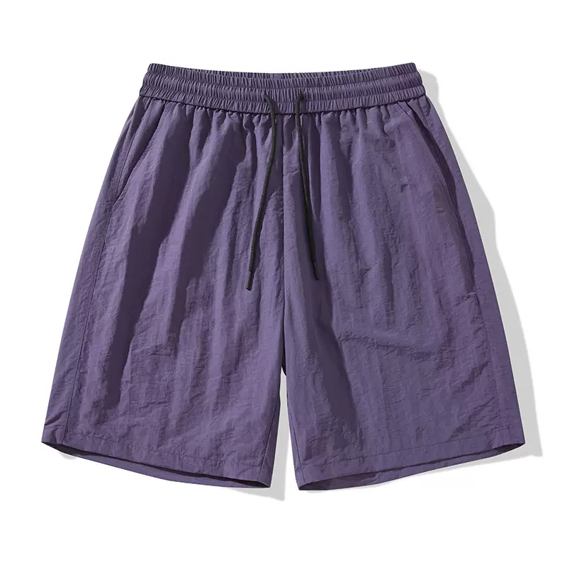 日系新款短裤男时尚速干宽松五分运动休闲裤男夏季薄款情侣沙滩裤