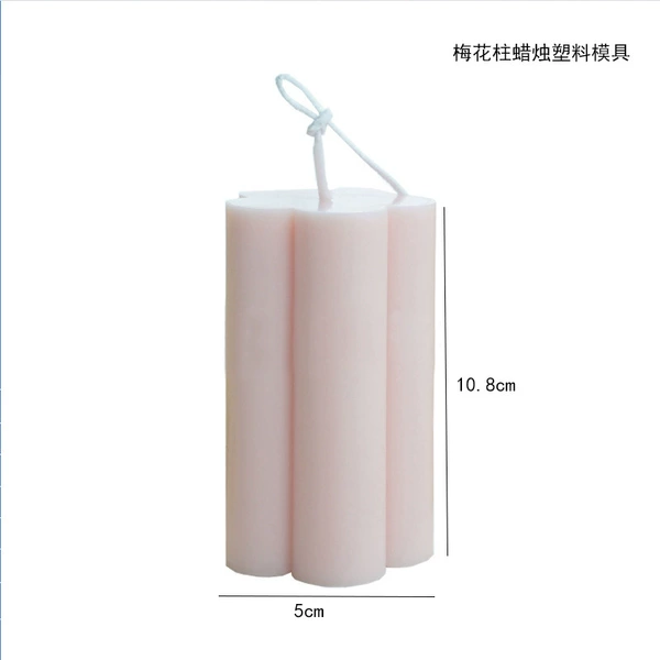 XQ888026 Plum Pillar Candle Plastic mold