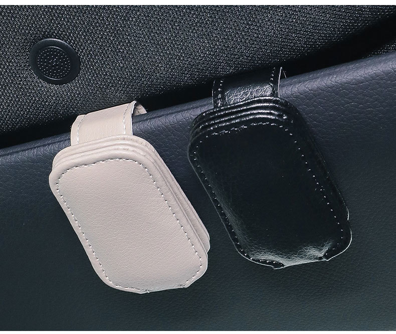 Car glasses clip sunglasses holder glasses case bag car sun visor storage clip car glasses clip multi-function