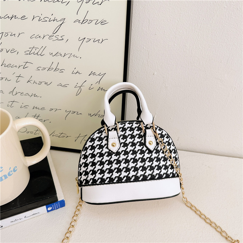 Estilo coreano ins nuevo bolso de los niños bebé mini retro Shell bolso estilo occidental chica crossbody accesorios bolsa
