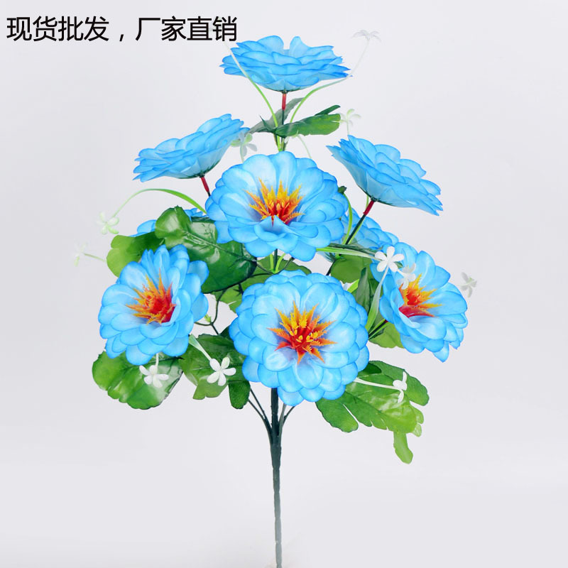 Simulated Oriental chrysanthemum bouquet