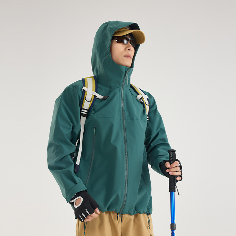 Outdoor hard shell jackets for men and women, 26 models, lightweight single-layer professional mountaineering clothing, windproof and waterproof jackets