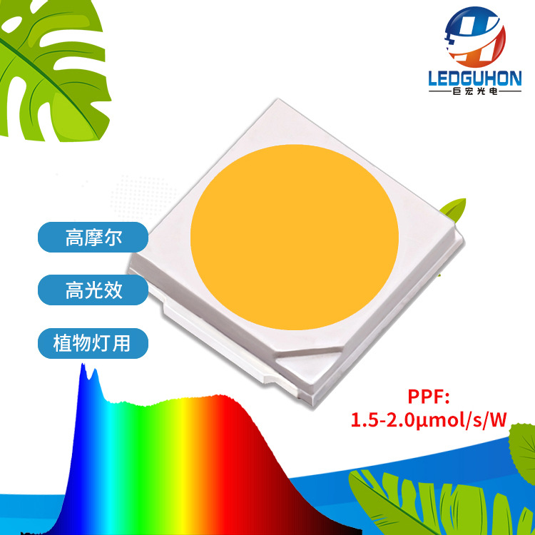 ����3030ȫ���׵���5000K LED 0.2W-1W��ȫ����ֲ�ﲹ��Ƶ���