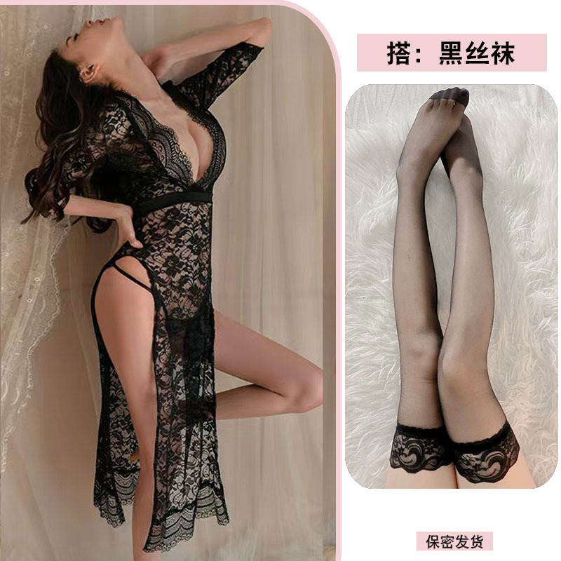 블랙 + 블랙 스타킹