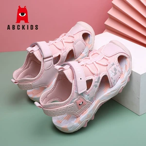 abckids Летняя детская сумка спортивные босоножки пляжная пляжная обувь коллекция 2025 года закрытый носок мягкая подошва