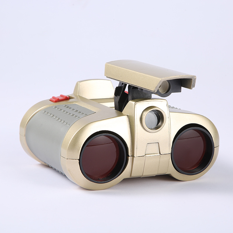 New 1226 Children's Toy Telescope with Light, Night Vision Green Film and Red Film Binoculars, Factory Wholesale
