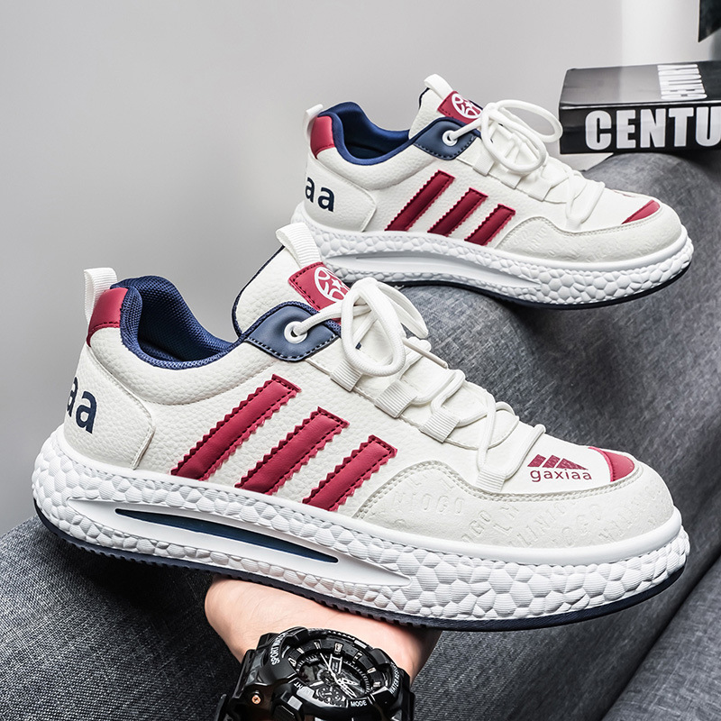 Primavera nuevos zapatos de hombre 2026 zapatos de cuero suave de moda moda zapatos casuales cómodos zapatos de altura baja para hombre
