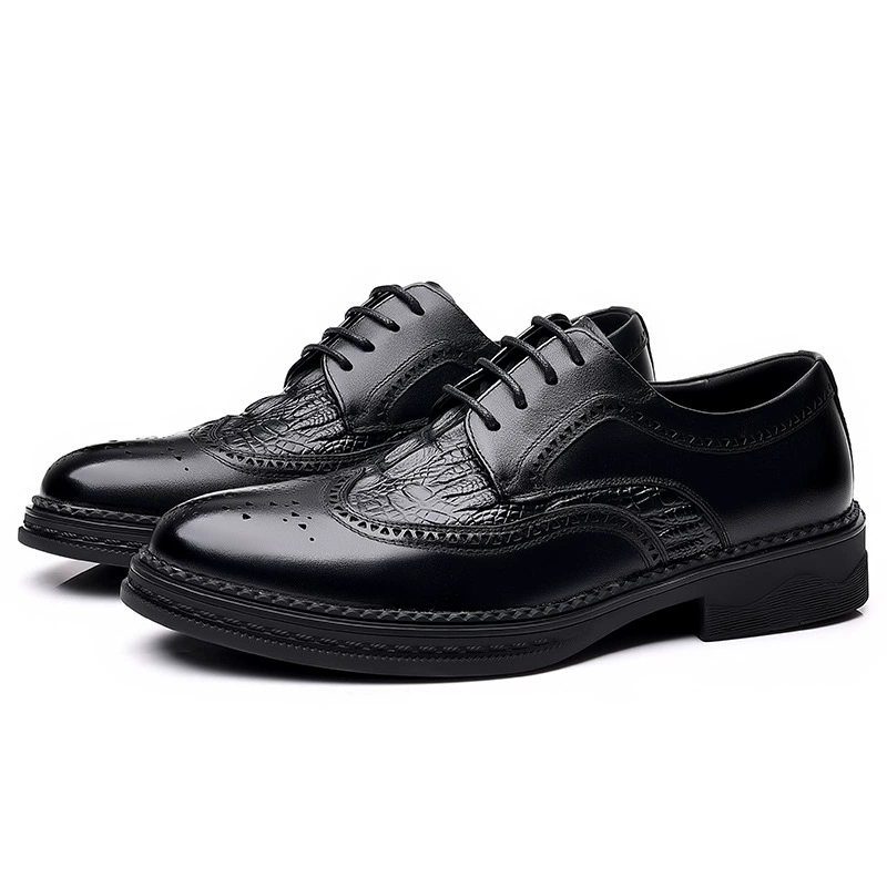 Footwear, classic suit jacket English style, men's lightweight classic shoes for leather shoes, genuine leather