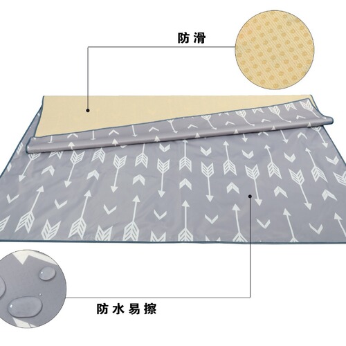 Cross-border children's high dining chair mat non-slip floor mat game mat picnic mat tablecloth anti-dirty waterproof chair mat