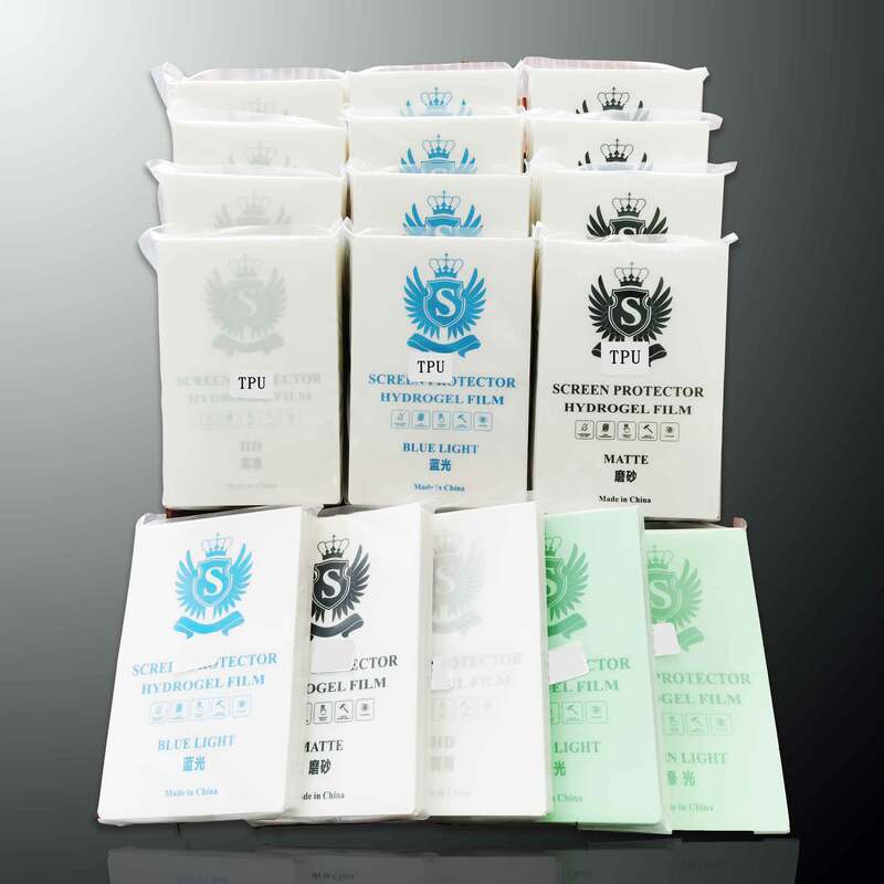 8 inch TPU HD/frosted anti-peep hydraulic film laser/blade film cutting machine special color relief back film