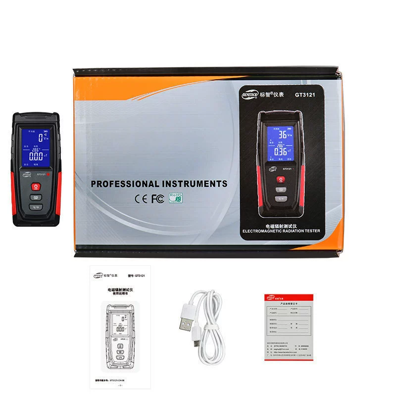 Biaozhi GT3121 электромагнитное излучение тестовый измеритель полевой силы Electromagnetic radiation tester