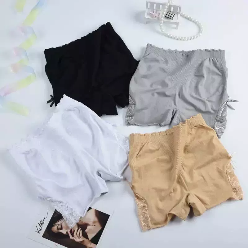 Женские защитные брюки, женские талии, бесшовные кружевные банты, анти-легкие сексуальные леггинсы, производители оптом