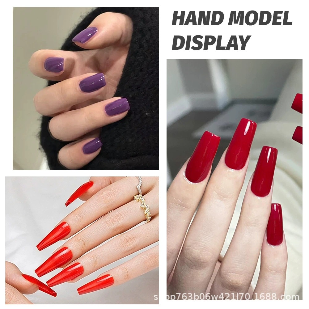 Juego de Gel Esmalte de Uñas de 6 Colores, Sin Lavado, Para Delinear, para Manicura