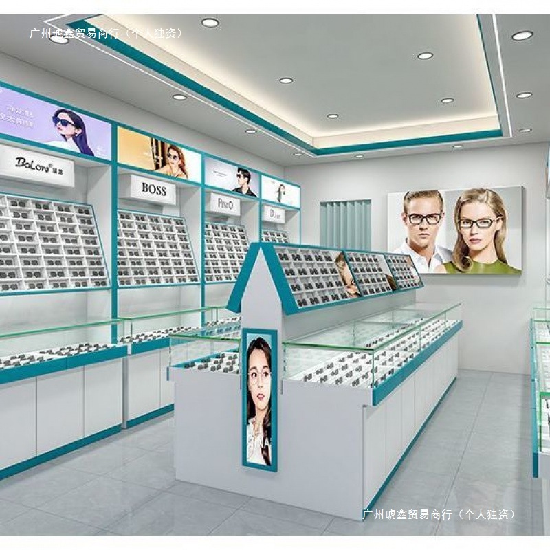 展示柜展示架中岛柜玻璃展示台柜台陈列柜墨镜太阳镜展柜眼镜柜子